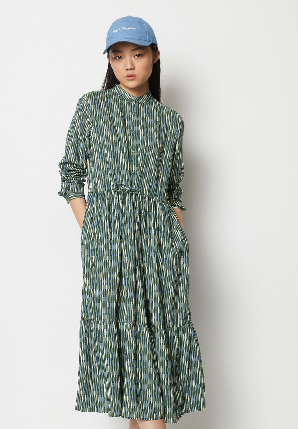 

Платье-блузка PRINT-REGULAR Marc O'Polo DENIM, цвет multi cornflower blue