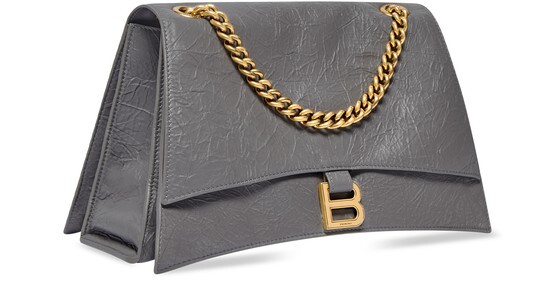 

Sac Avec Chaîne Crush Moyen Modele Balenciaga, темно-серый