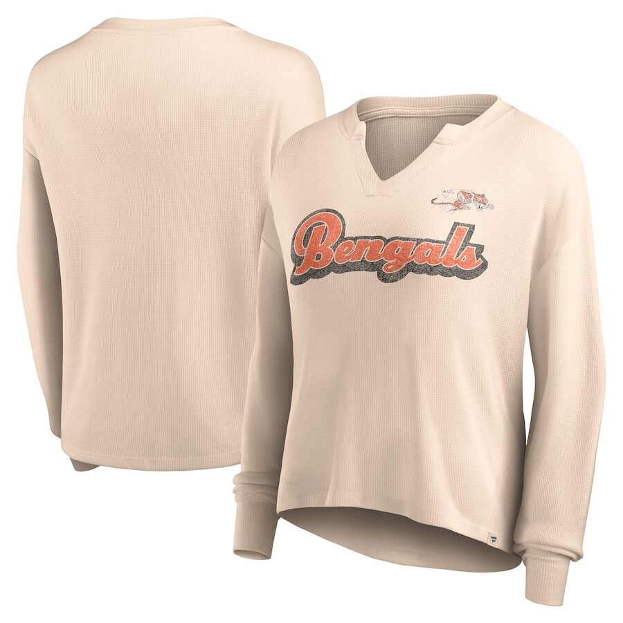 

Футболка с длинным рукавом Fanatics Branded Cincinnati Bengals, загар