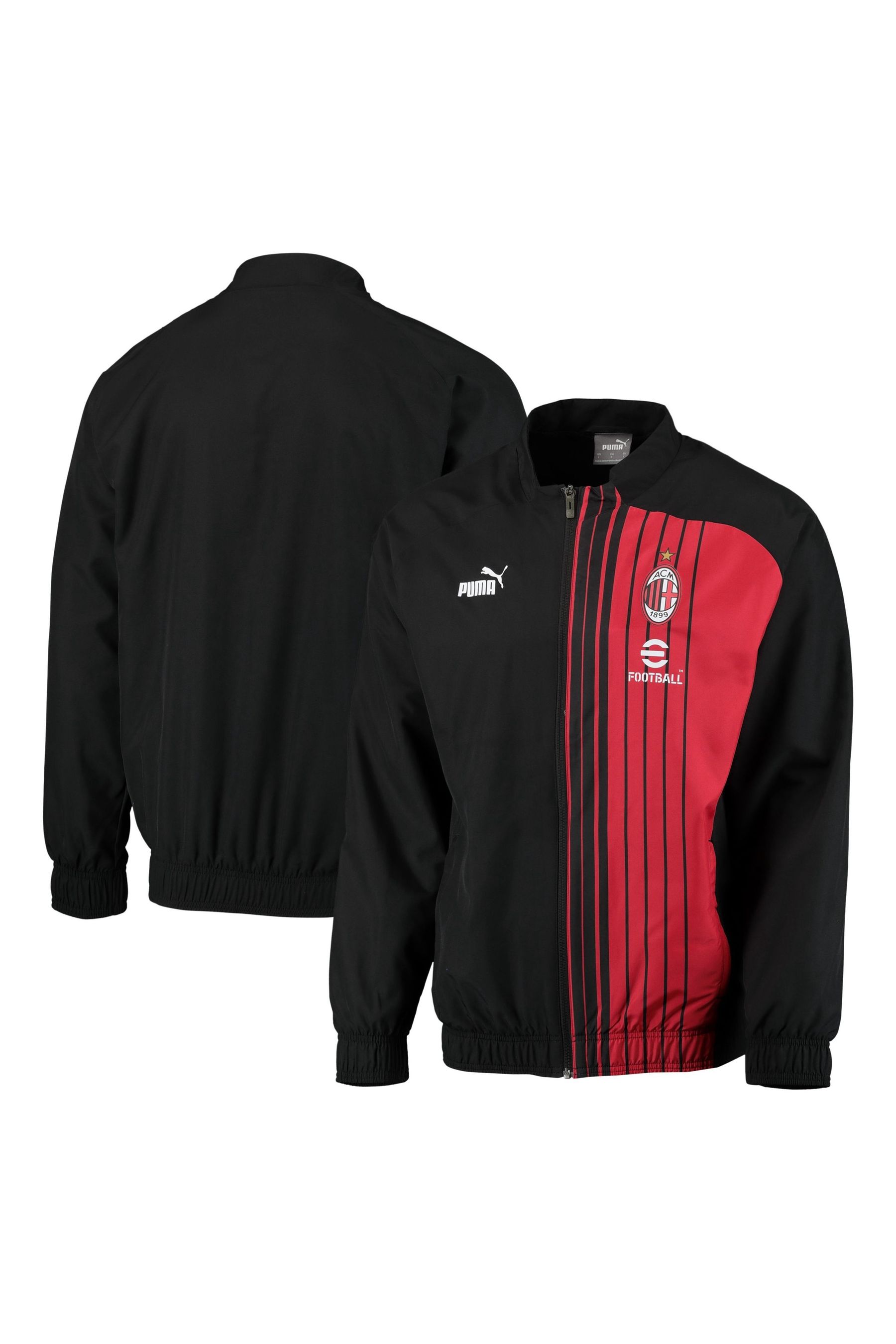 

Предматчевая куртка AC Milan Puma, черный