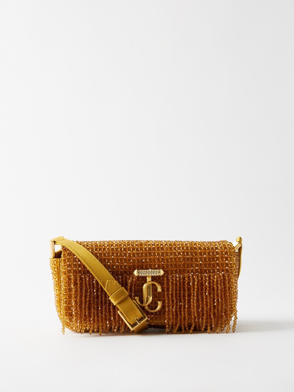 

Сумка через плечо varenne с бисером Jimmy Choo, золото