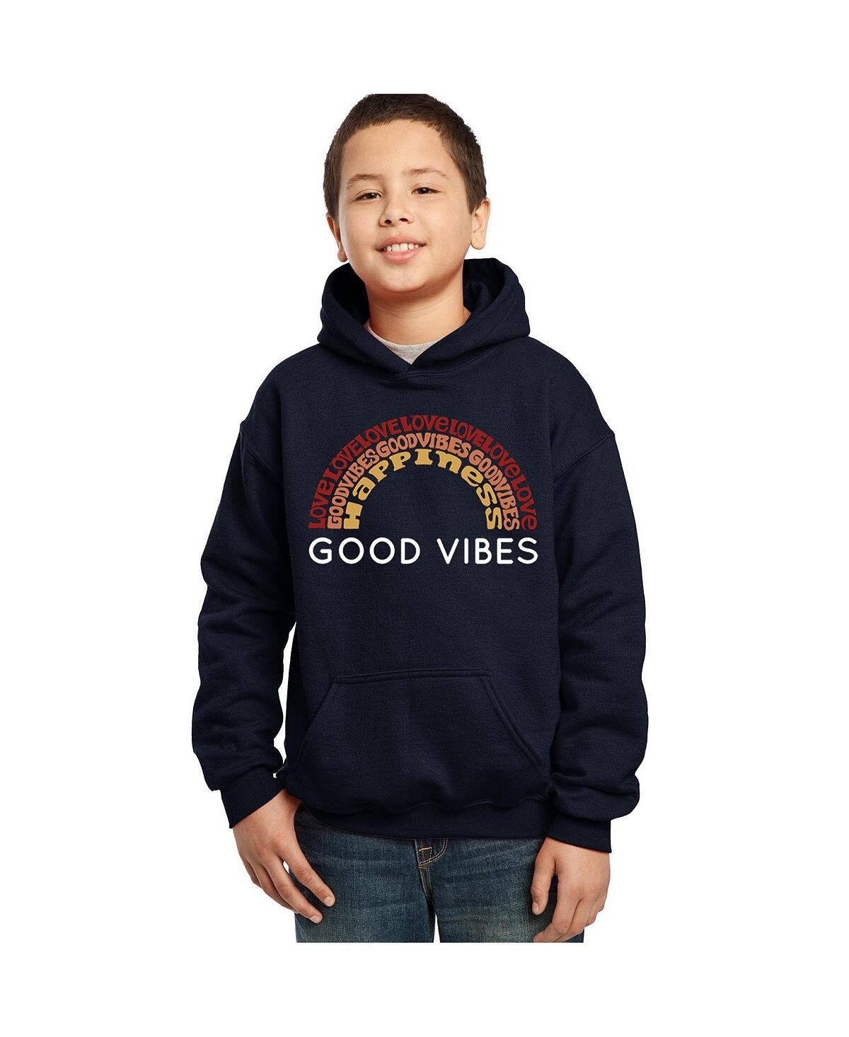 

Толстовка с капюшоном Big Boy's Word Art — Good Vibes LA Pop Art
