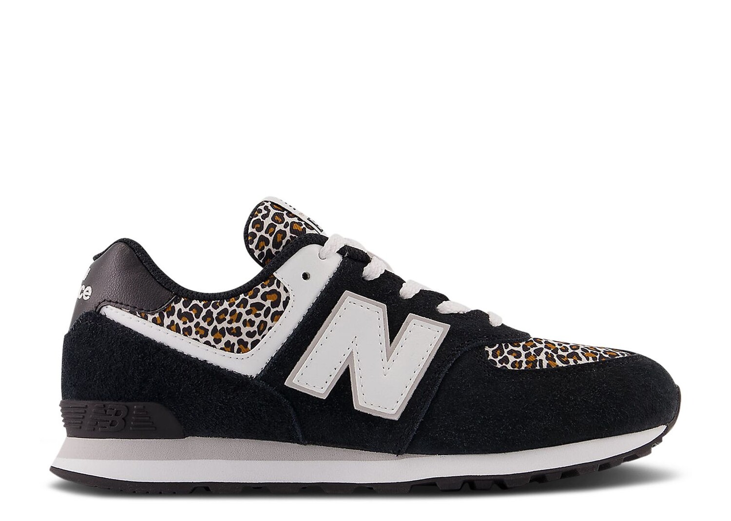 

Кроссовки New Balance 574 Big Kid 'Leopard', черный
