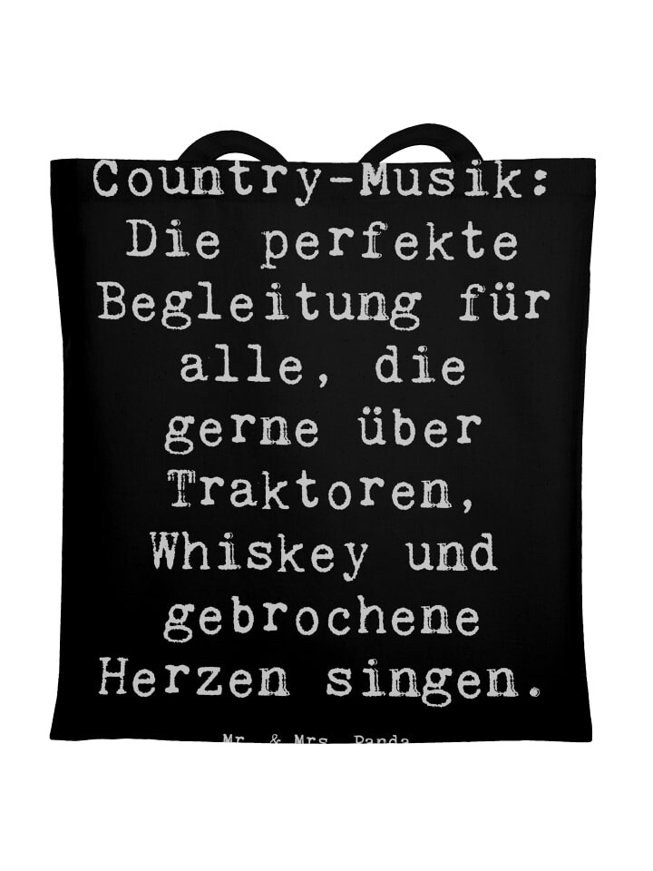 

Сумка для переноски Mr & Mrs Panda Country Musik Herzstück, черный