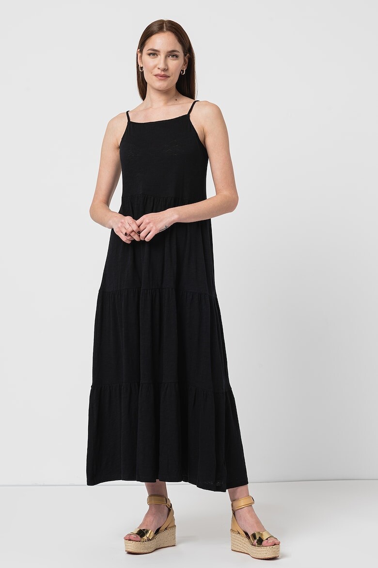 

Укороченное платье из хлопка Gap, черный