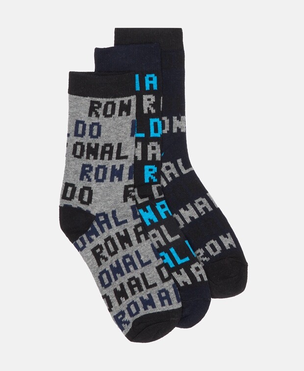 

Носки, упаковка 3 шт. CR7 Cristiano Ronaldo, антрацит
