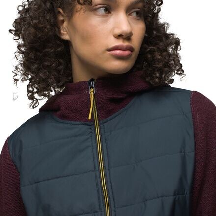 

Пуловер с молнией 1/2 IncrediWool — женский prAna, цвет Mulberry Block