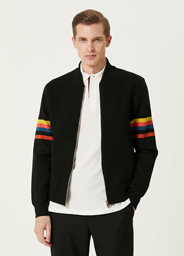 

Шерстяное пальто Paul Smith, черный
