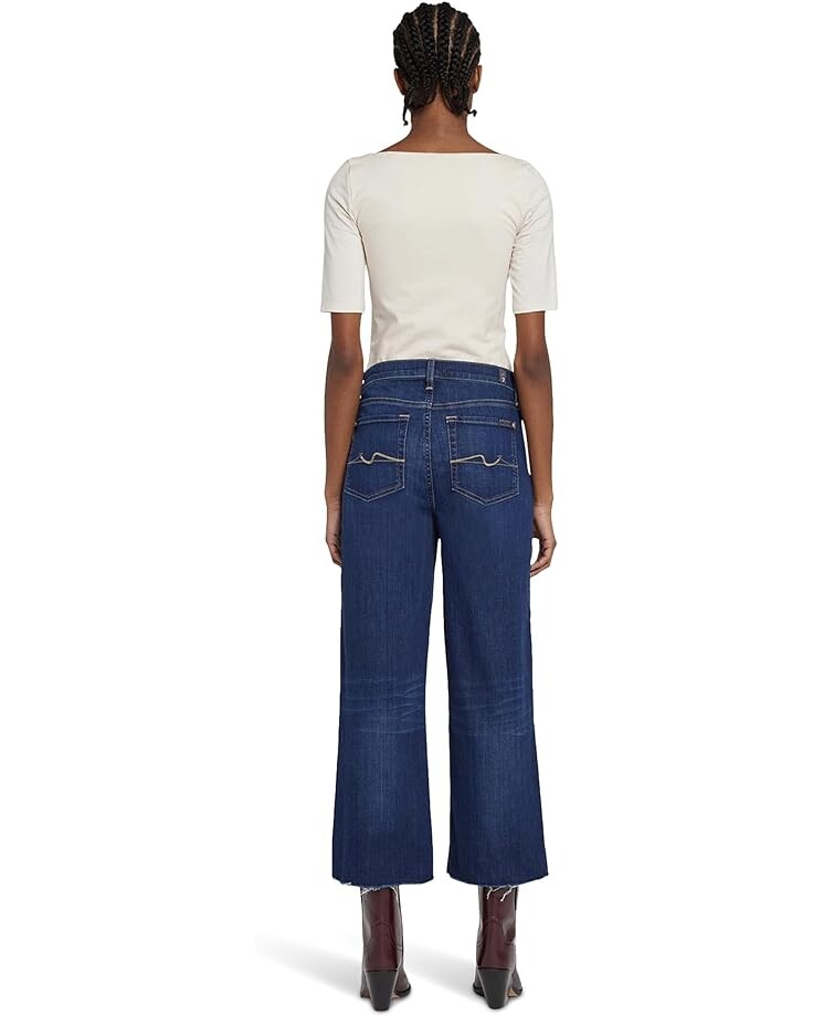 

Джинсы 7 For All Mankind Cropped Alexa in Meisa, цвет Meisa