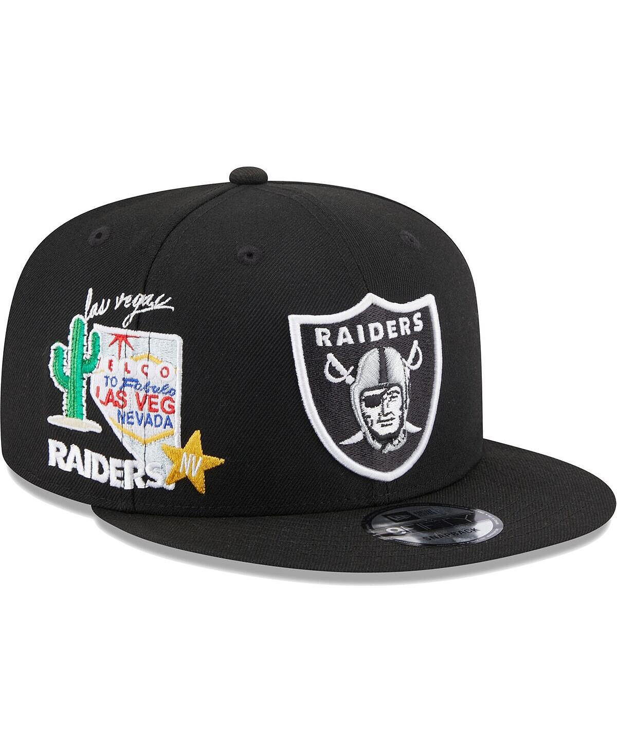 

Мужская черная бейсболка Las Vegas Raiders Icon 9FIFTY Snapback New Era