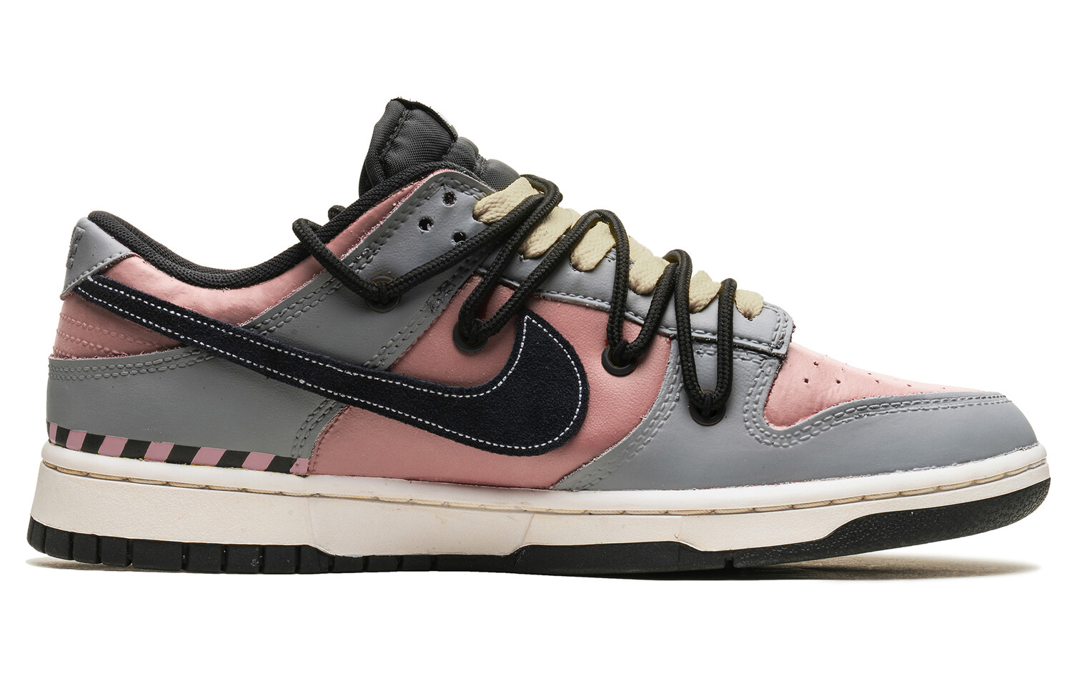 

Кроссовки Nike Dunk Skateboarding Shoes Unisex Low-top Gray/Pink, серый