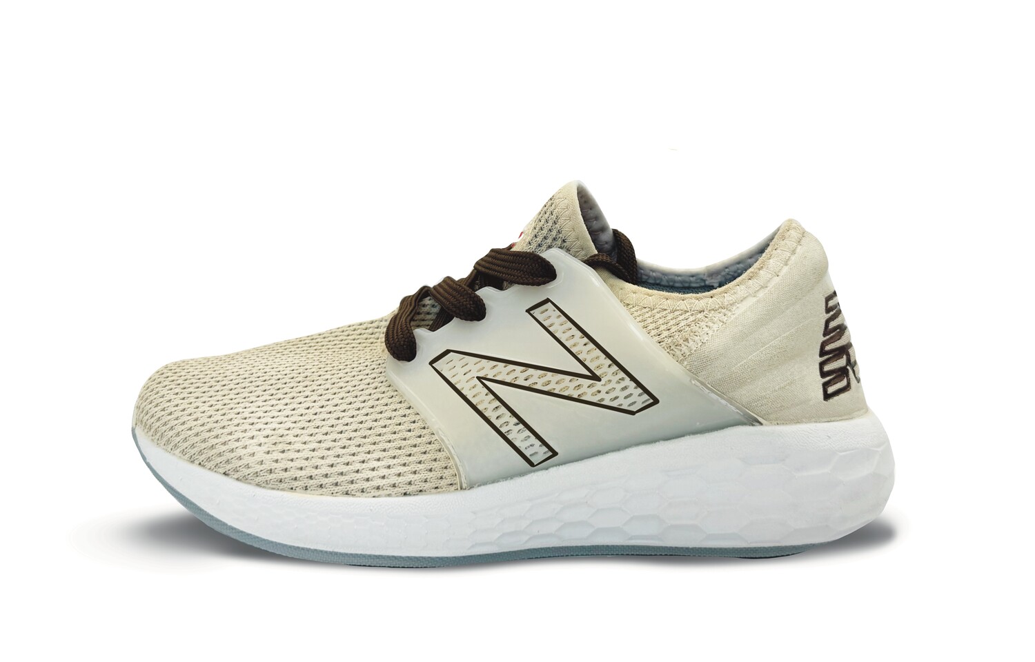 

Кроссовки женские с низким верхом бежевые/рисовые клецки New Balance
