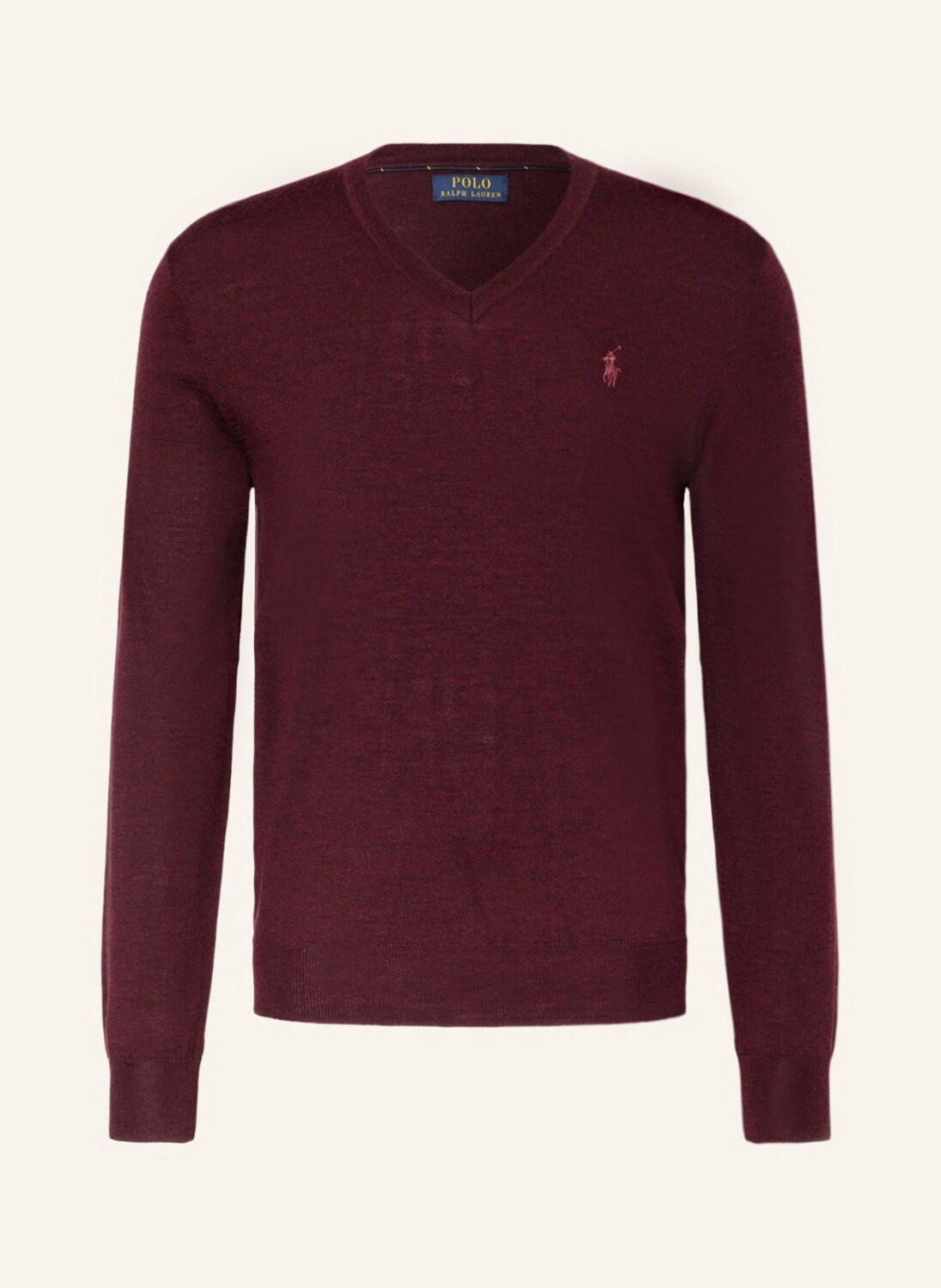 

Свитер POLO RALPH LAUREN aus Merinowolle, темно-красный