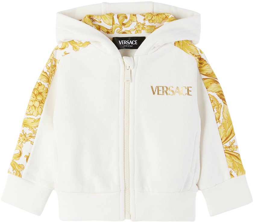Толстовка Baby Off-White Barocco Versace детские спортивные штаны off white barocco versace