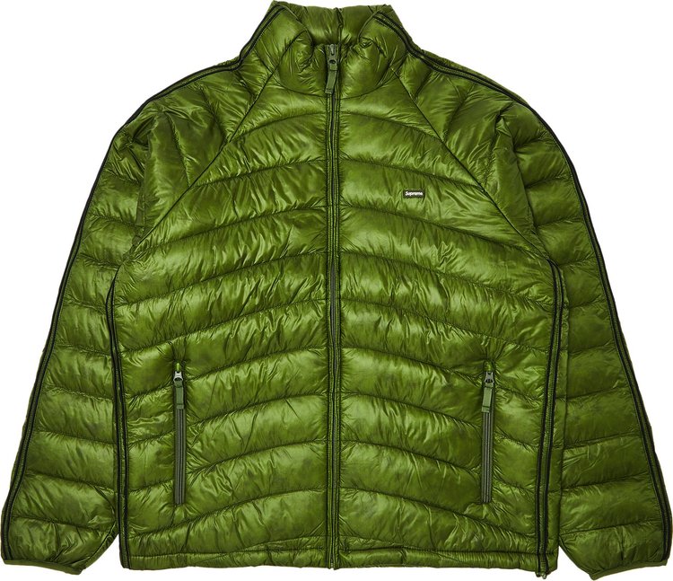 Куртка Supreme Micro Down 'Olive', зеленый
