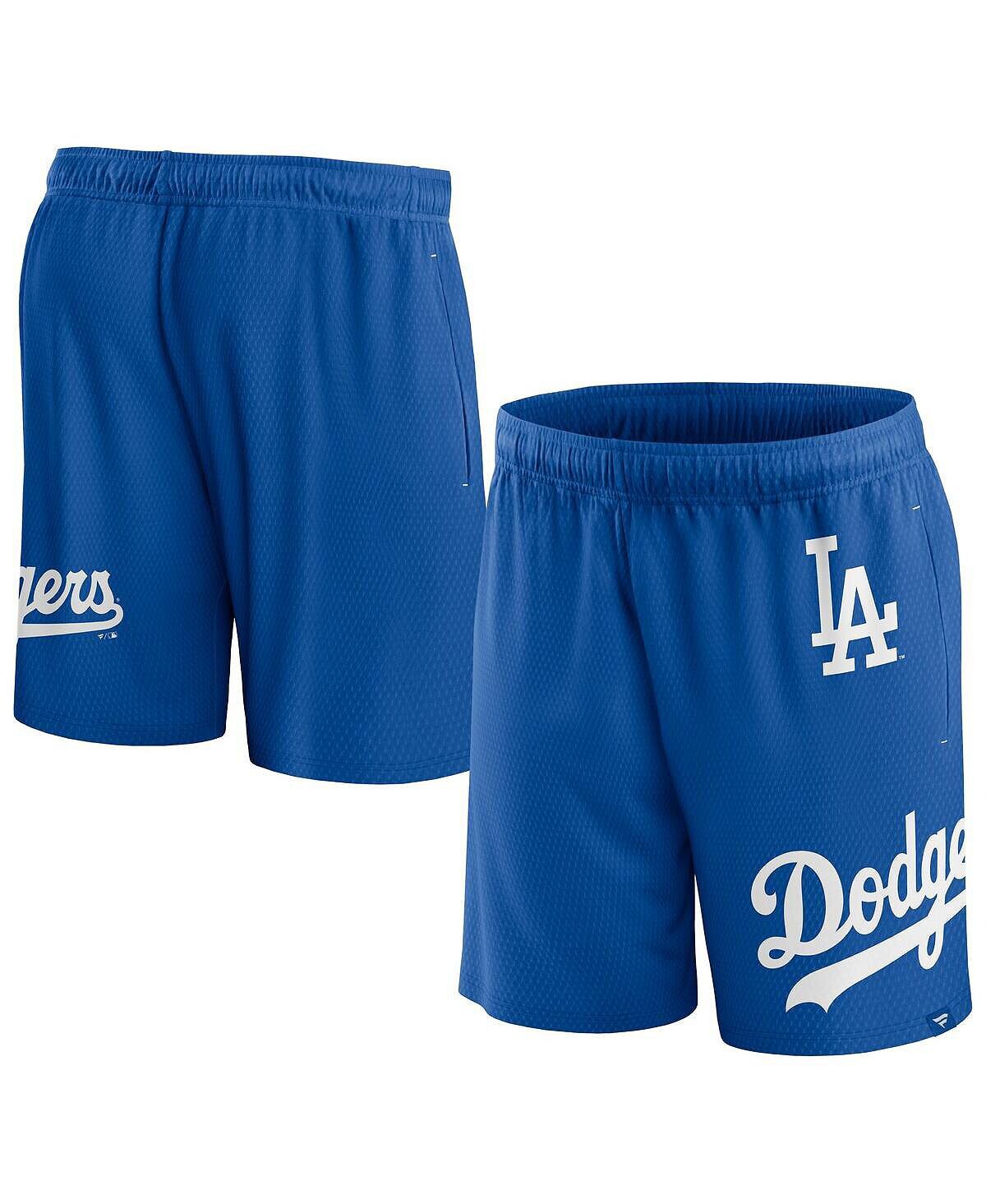 

Мужские брендовые шорты из клинчерной сетки Royal Los Angeles Dodgers Fanatics