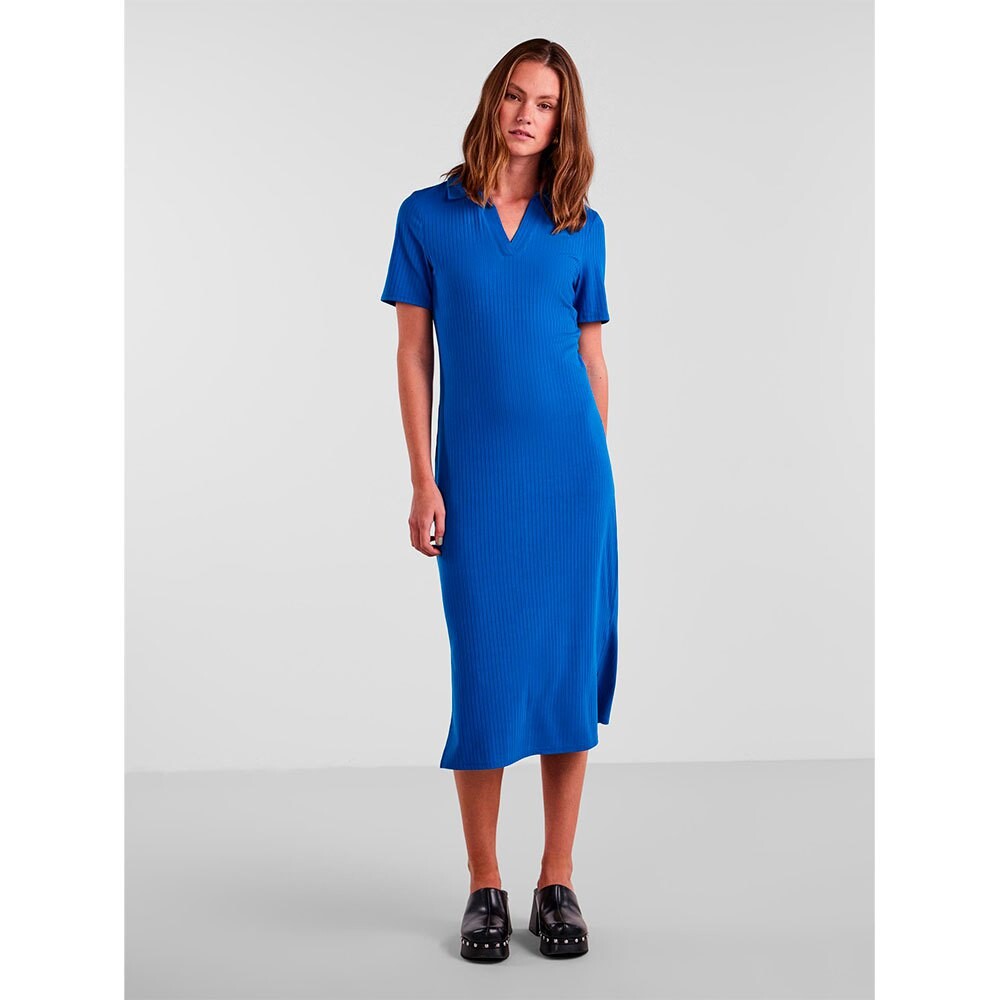 

Платье миди Pieces Kylie Polo Short Sleeve, синий