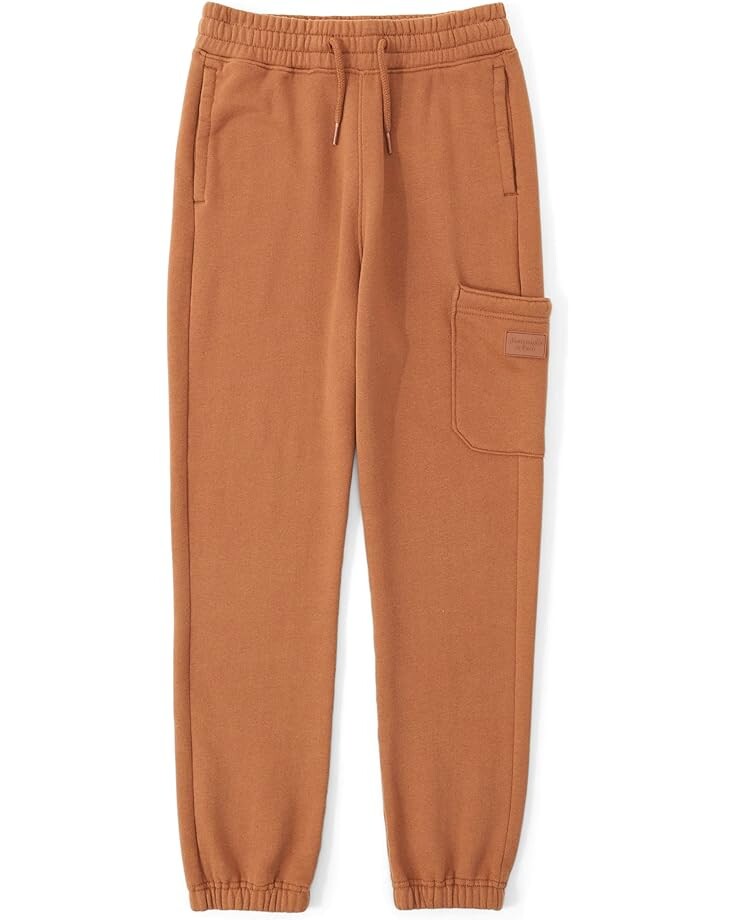 

Брюки Abercrombie Fleece Utility Joggers, коричневый