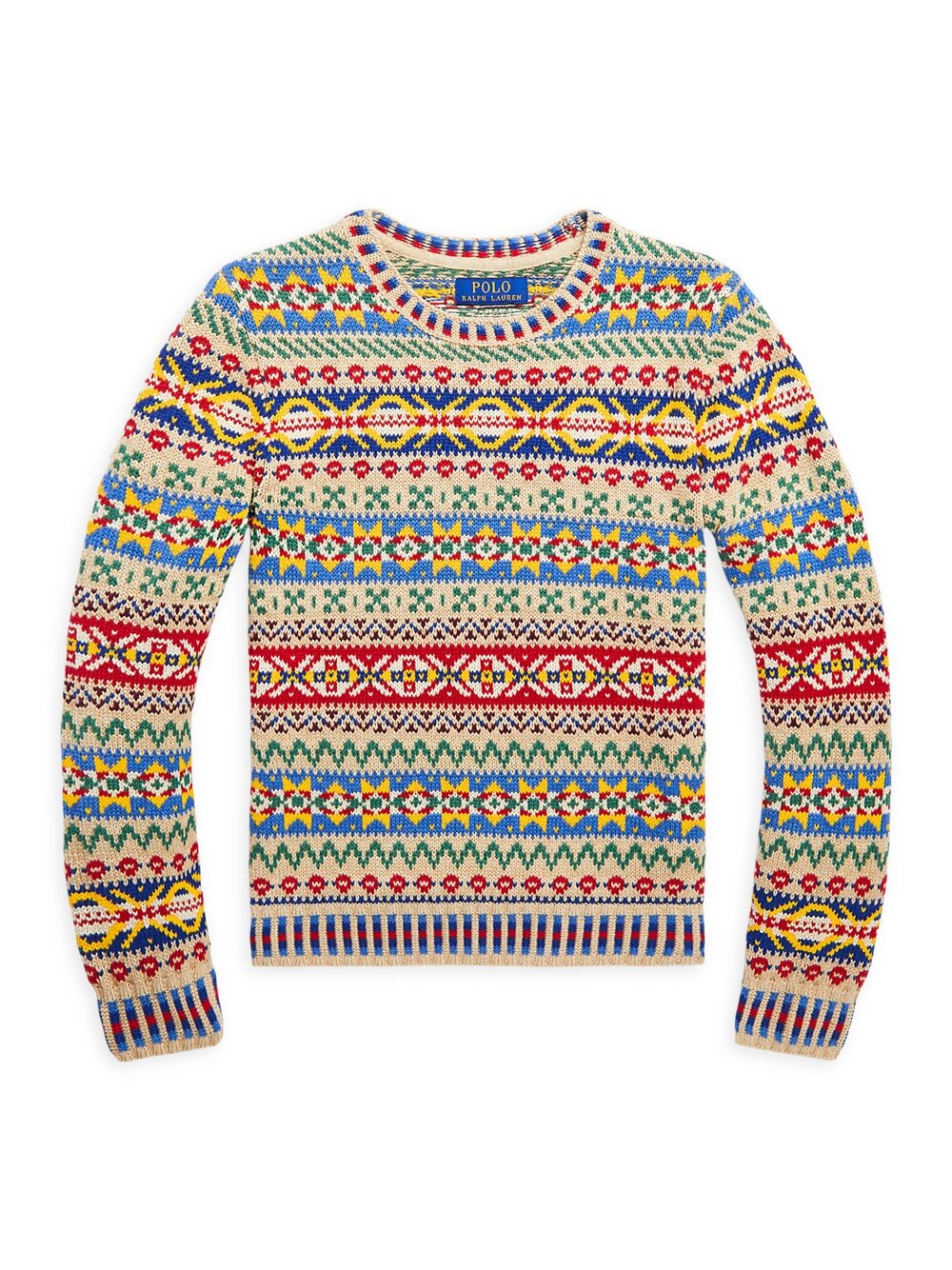 

Свитер Fair Isle для маленьких мальчиков и мальчиков Polo Ralph Lauren, разноцветный