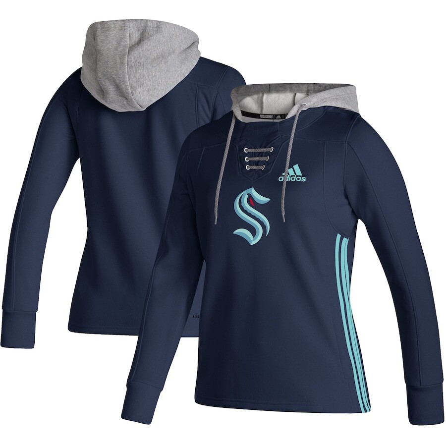 

Пуловер с капюшоном adidas Seattle Kraken, синий