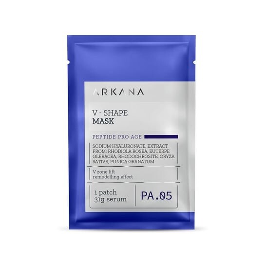 

Корректирующая маска для лица в зоне "V", лист, 31г Arkana, V-Shape