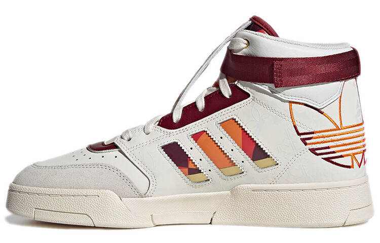 

Кроссовки унисекс для скейтбординга Adidas Originals Drop Step белый/красный