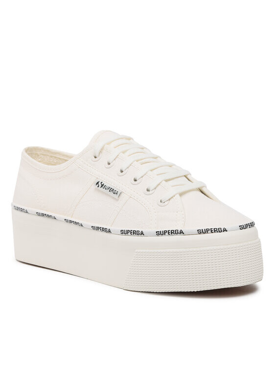 

Кроссовки из ткани Superga, белый