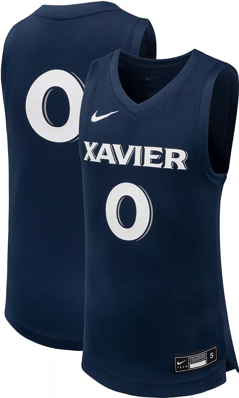 

Синяя реплика баскетбольной майки Nike Youth Xavier Musketeers #0