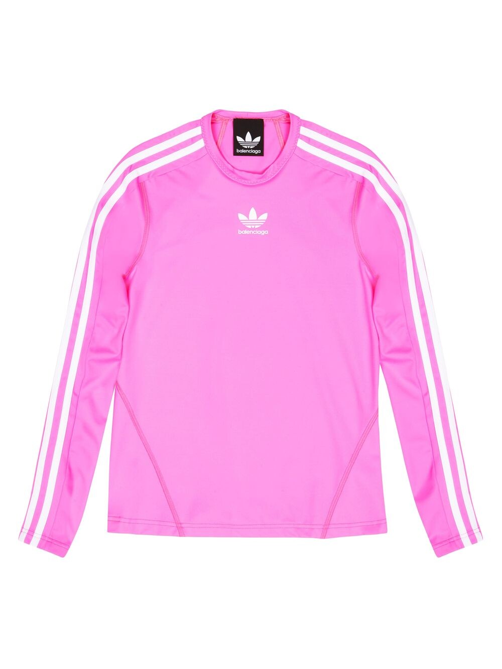

Balenciaga / Adidas Облегающий топ с круглым вырезом Balenciaga, розовый