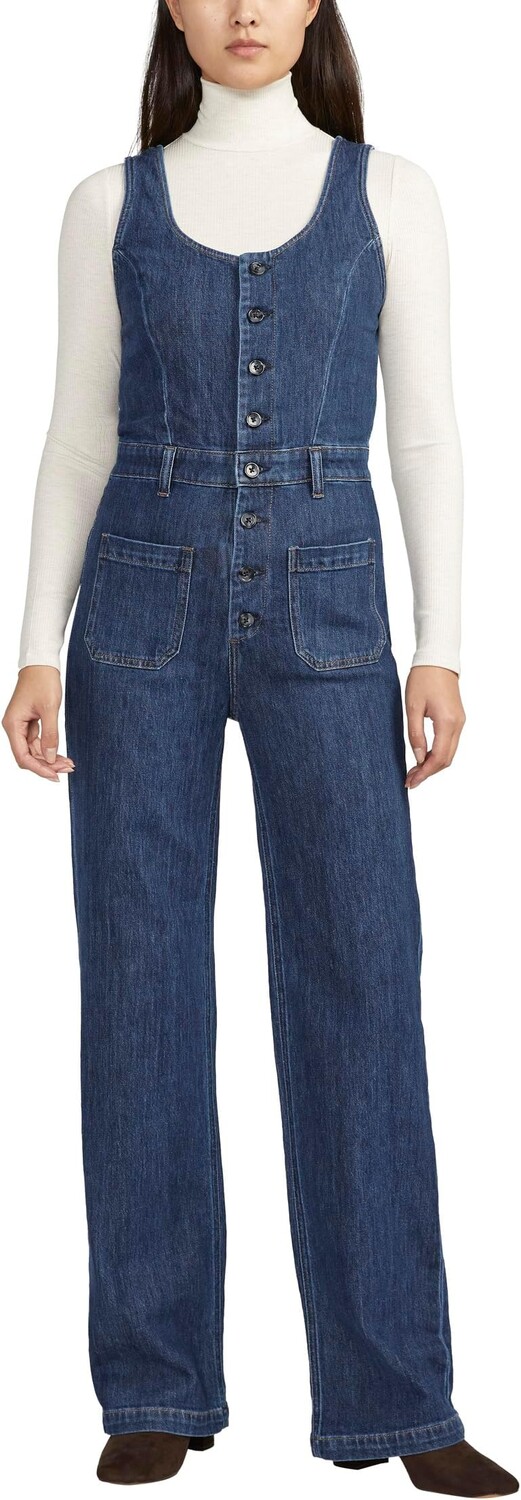 

Джинсы Silver Jeans Co. High-Rise Wide Leg Jumpsuit L27918ACS351, цвет Indigo