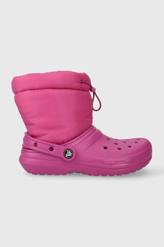Детские зимние ботинки Classic Lined Neo Puff Crocs, розовый