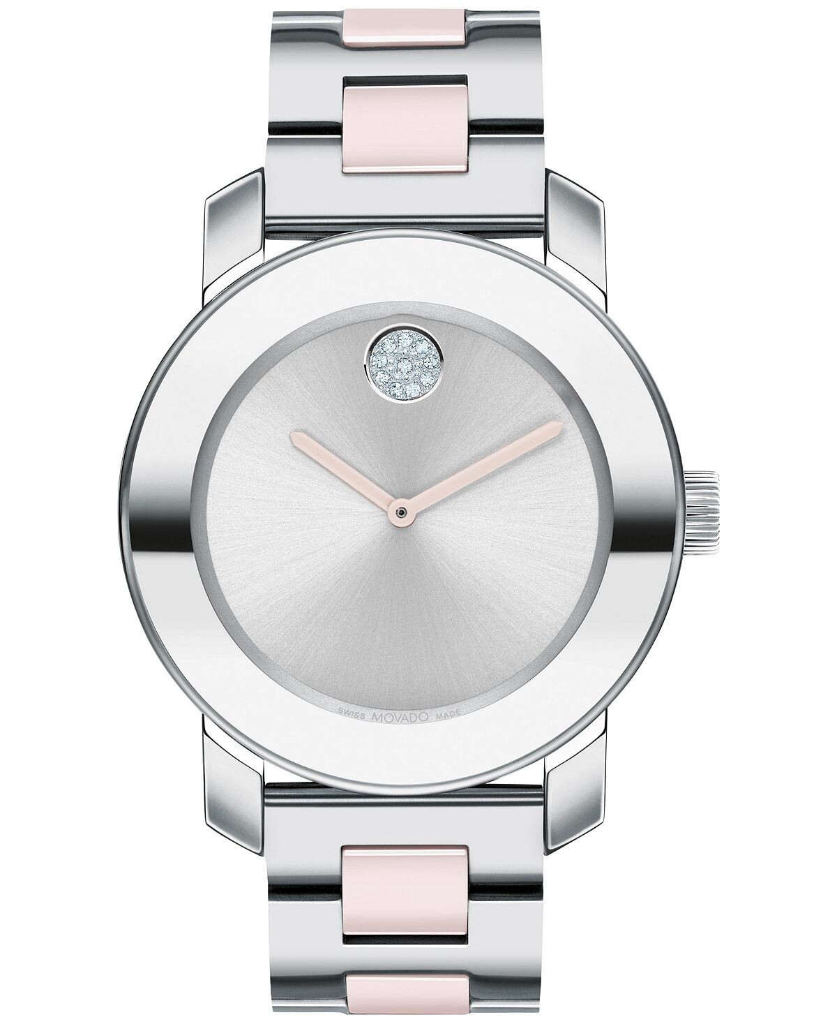 

Женские часы Swiss Bold Blush с браслетом из керамики и нержавеющей стали, 36 мм Movado