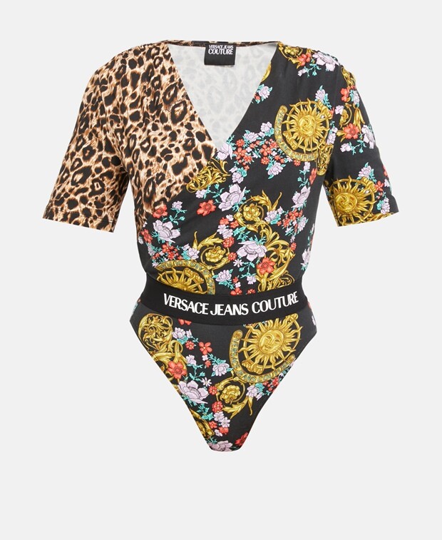 

Боди Versace Jeans Couture, коричневый