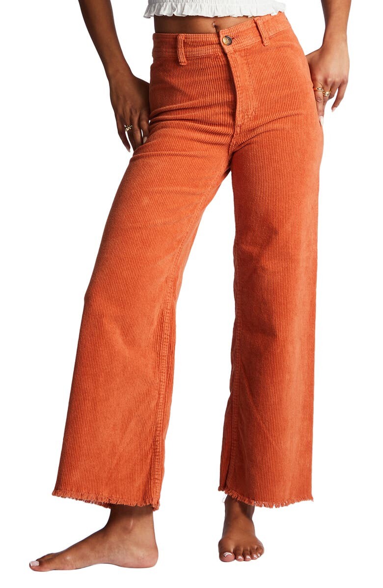 

Широкие вельветовые брюки с высокой талией Free Fall BILLABONG