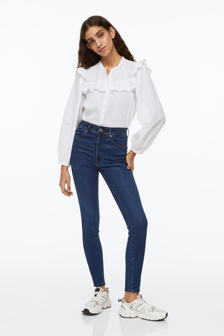 

Джинсы скинни с высокой лодыжкой H&M
