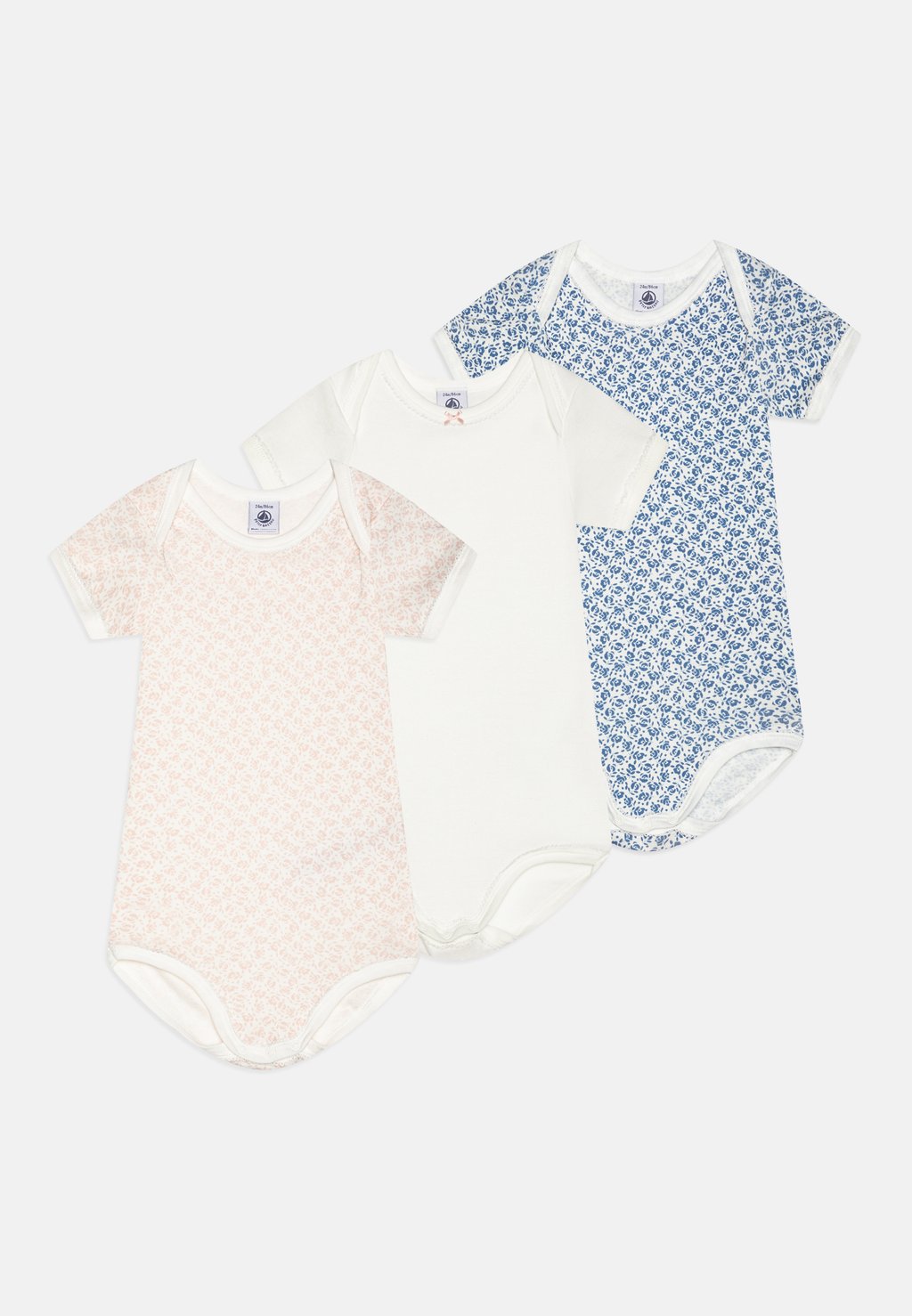 

Боди BABY UNISEX 3 PACK Petit Bateau, цвет multi-coloured