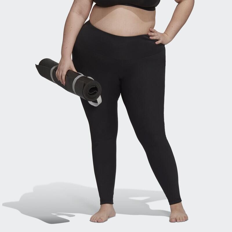 

Леггинсы с высокой талией Yoga Essentials – большие размеры ADIDAS, цвет schwarz