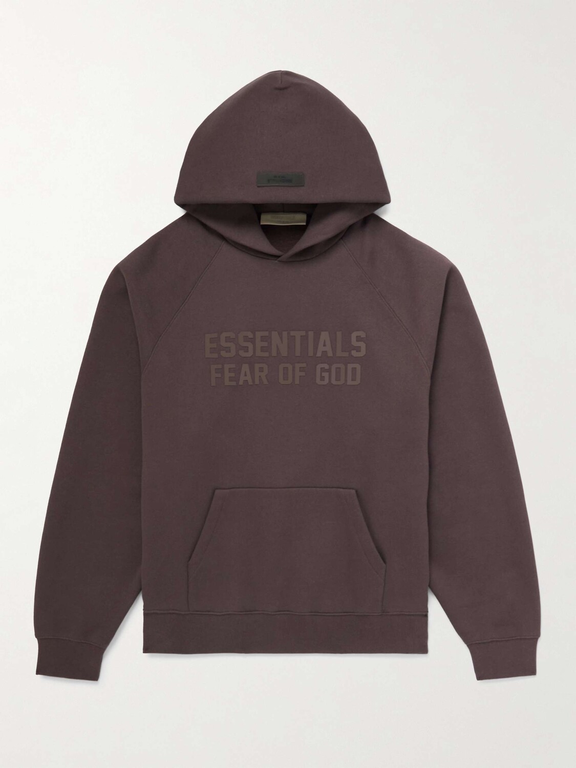 

Худи из смесового хлопкового джерси с логотипом FEAR OF GOD ESSENTIALS, слива