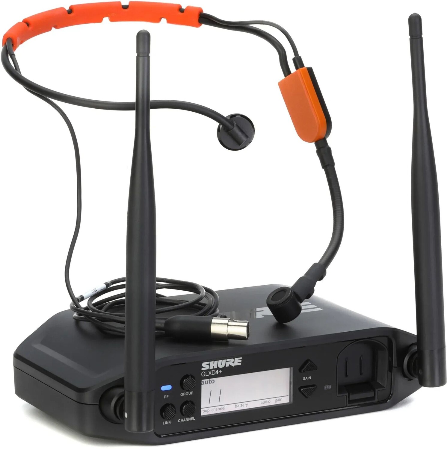 

Цифровая беспроводная гарнитура Shure GLXD14+ с микрофоном SM31FH