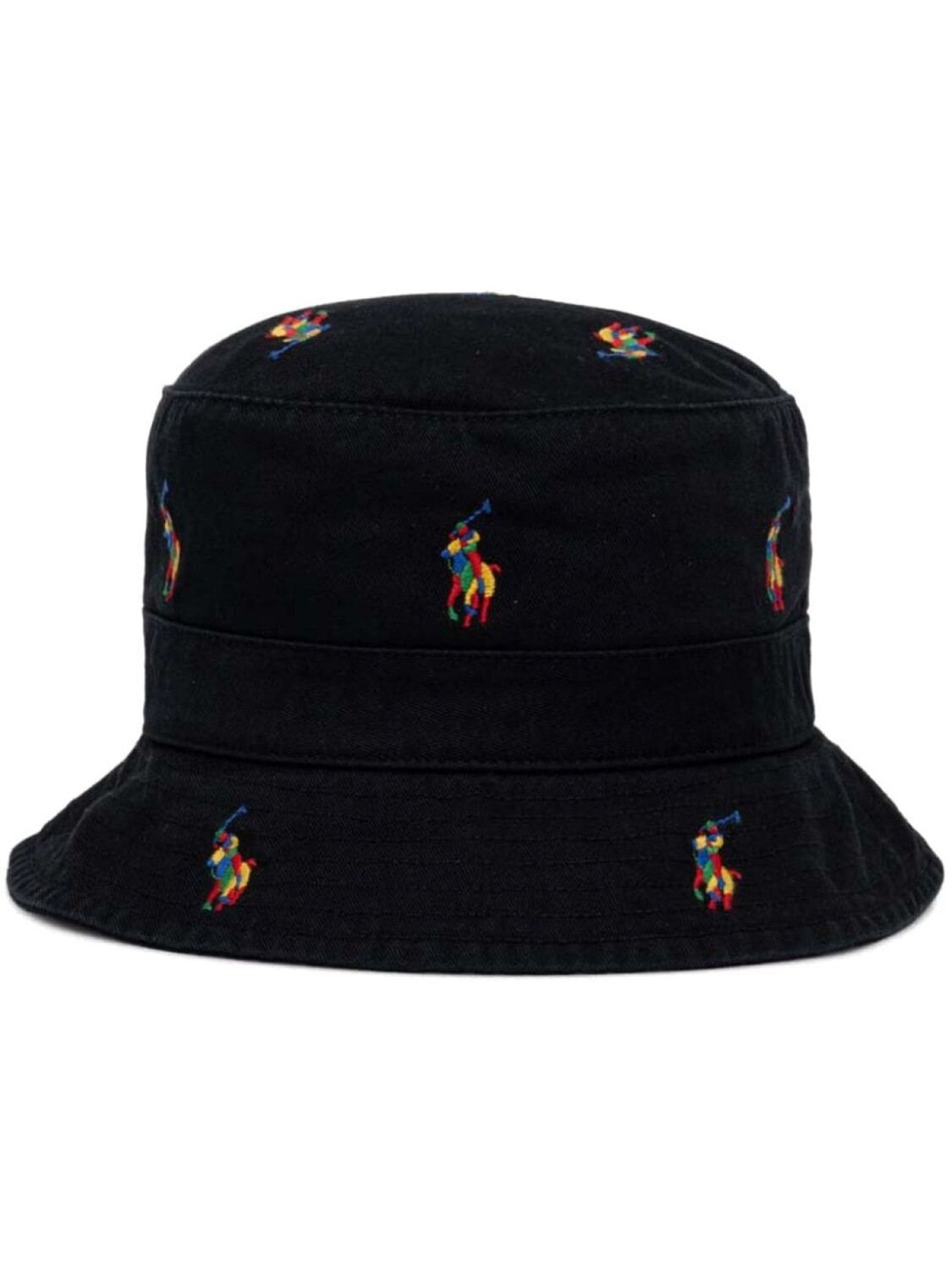 

Панама с вышитым логотипом Polo Ralph Lauren, черный