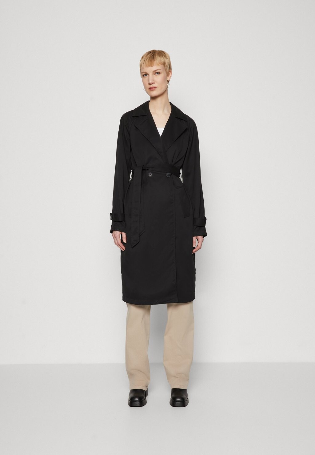 

Тренч VMLOU Vero Moda, цвет black
