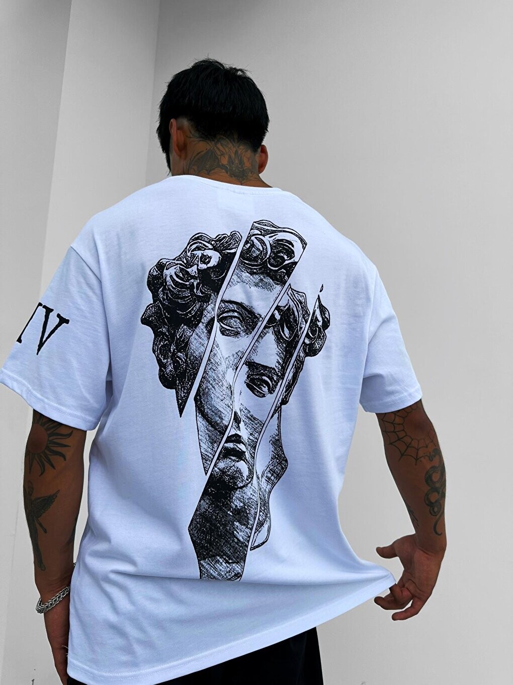 

Футболка Oversize с принтом Белая ablukaonline, белый