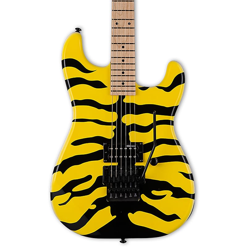 Электрогитара ESP LTD GL-200MT George Lynch Signature M1 Electric Guitar, Yellow w/ Tiger Graphic