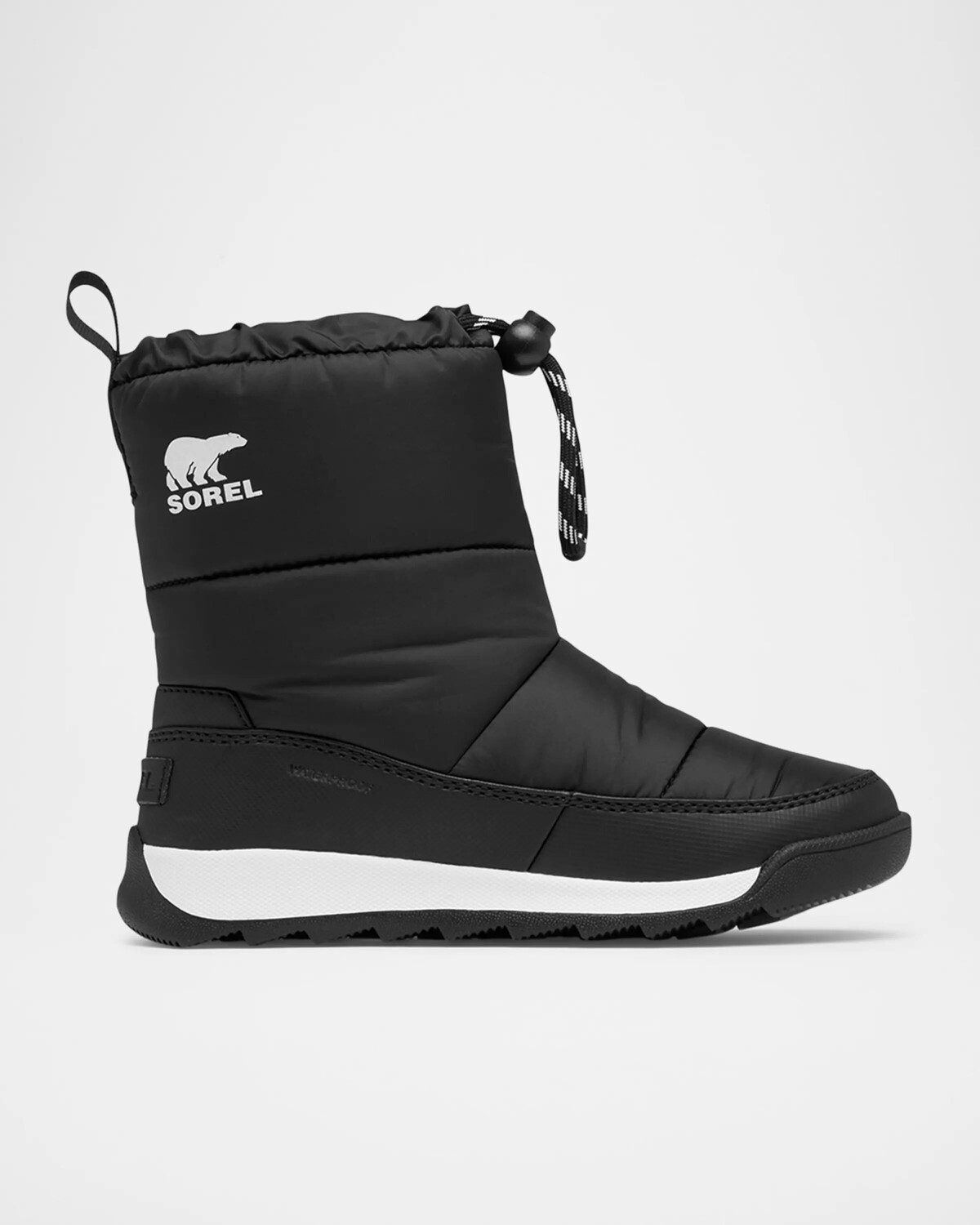 

Детские зимние непромокаемые нейлоновые сапоги Whitney II, детские Sorel, цвет Jet Black