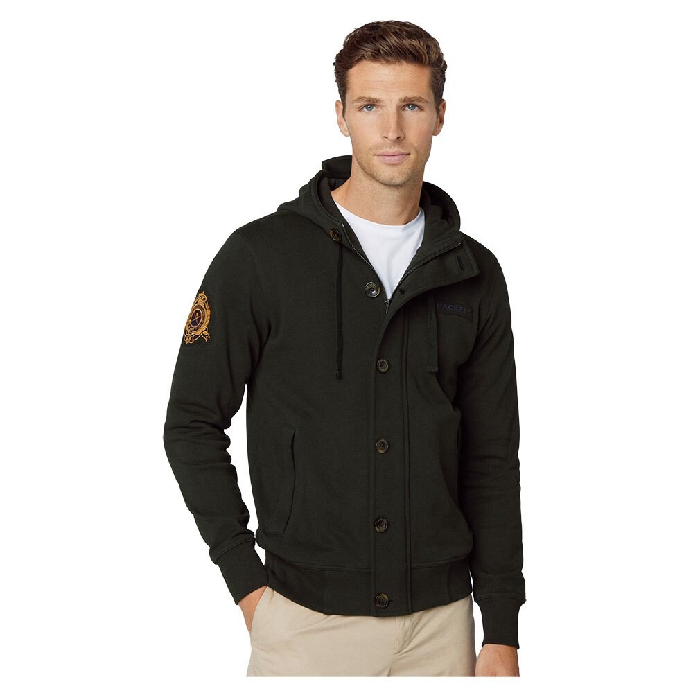 

Толстовка Hackett Heritage Full Zip, зеленый