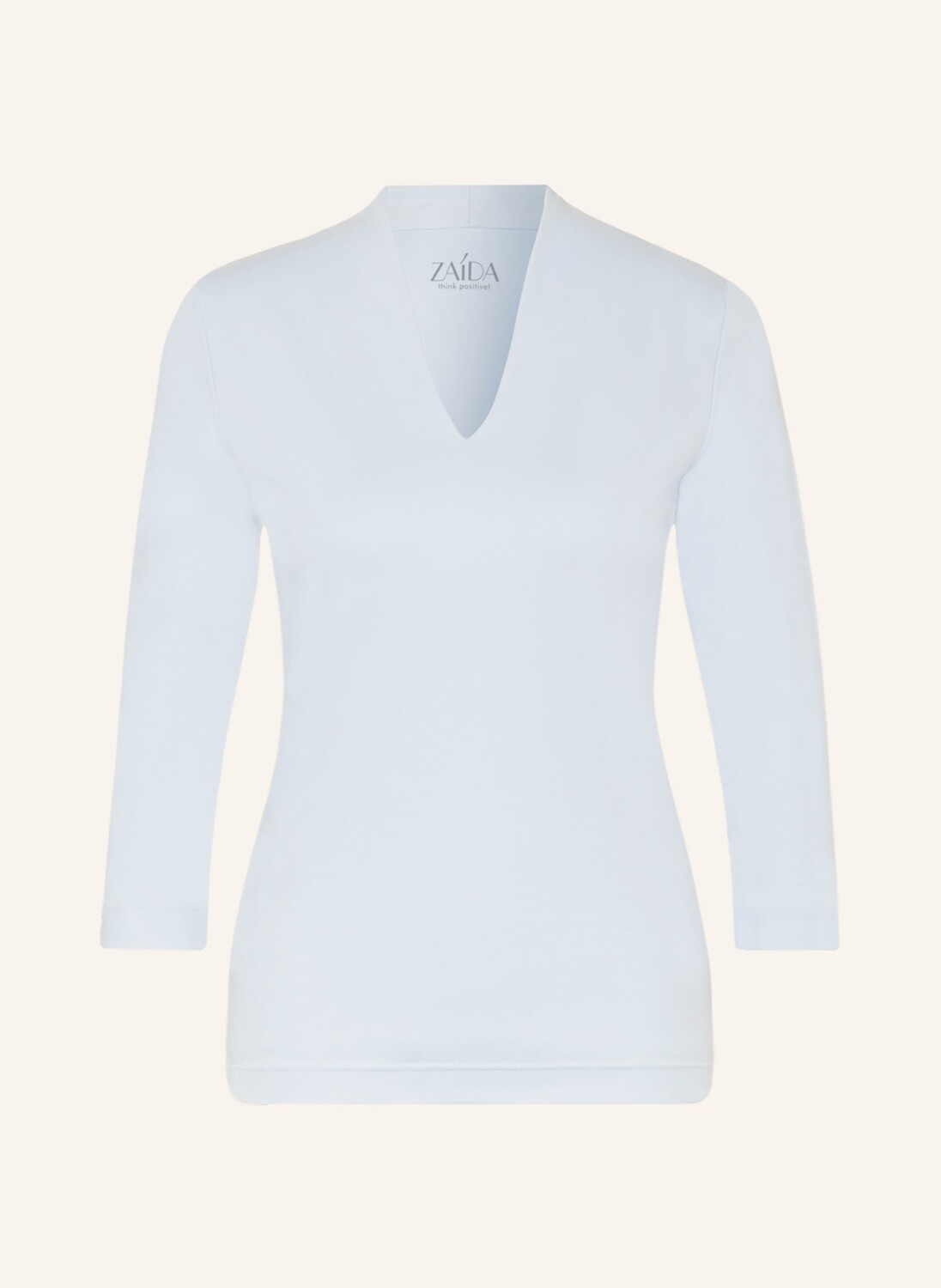 

Рубашка ZAÍDA mit 3/4-Arm, светло-синий