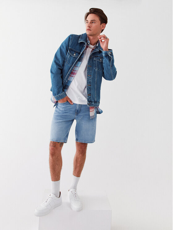 

Джинсовые шорты стандартного кроя Tommy Hilfiger, синий