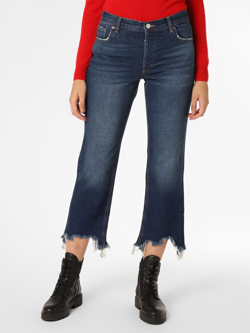 

Джинсы с загрузочным кроем Free People, синий