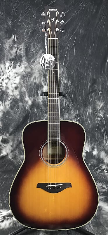Акустическая гитара Yamaha FG-TA BS TransAcoustic Dreadnought акустическая гитара yamaha fg 820 bs