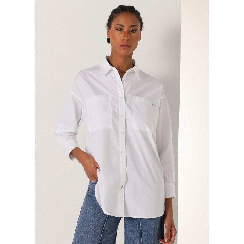

Рубашка с длинным рукавом Lois Jeans, белый